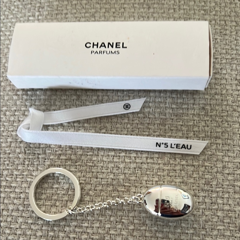 CHANEL Silver Key Holder